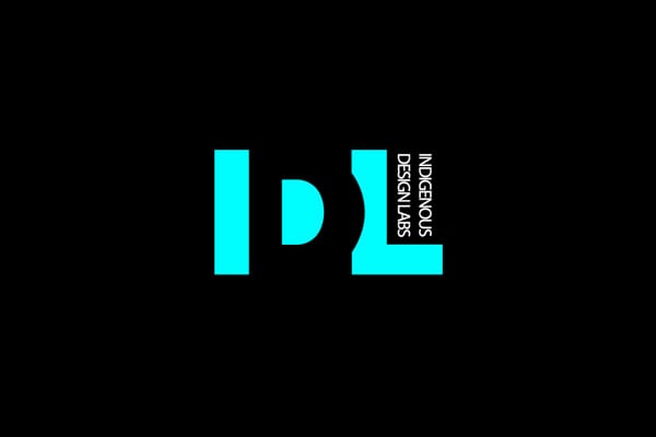 IDL logo in cyan on a black background with text in white that reads 'Indigenous Design Labs.