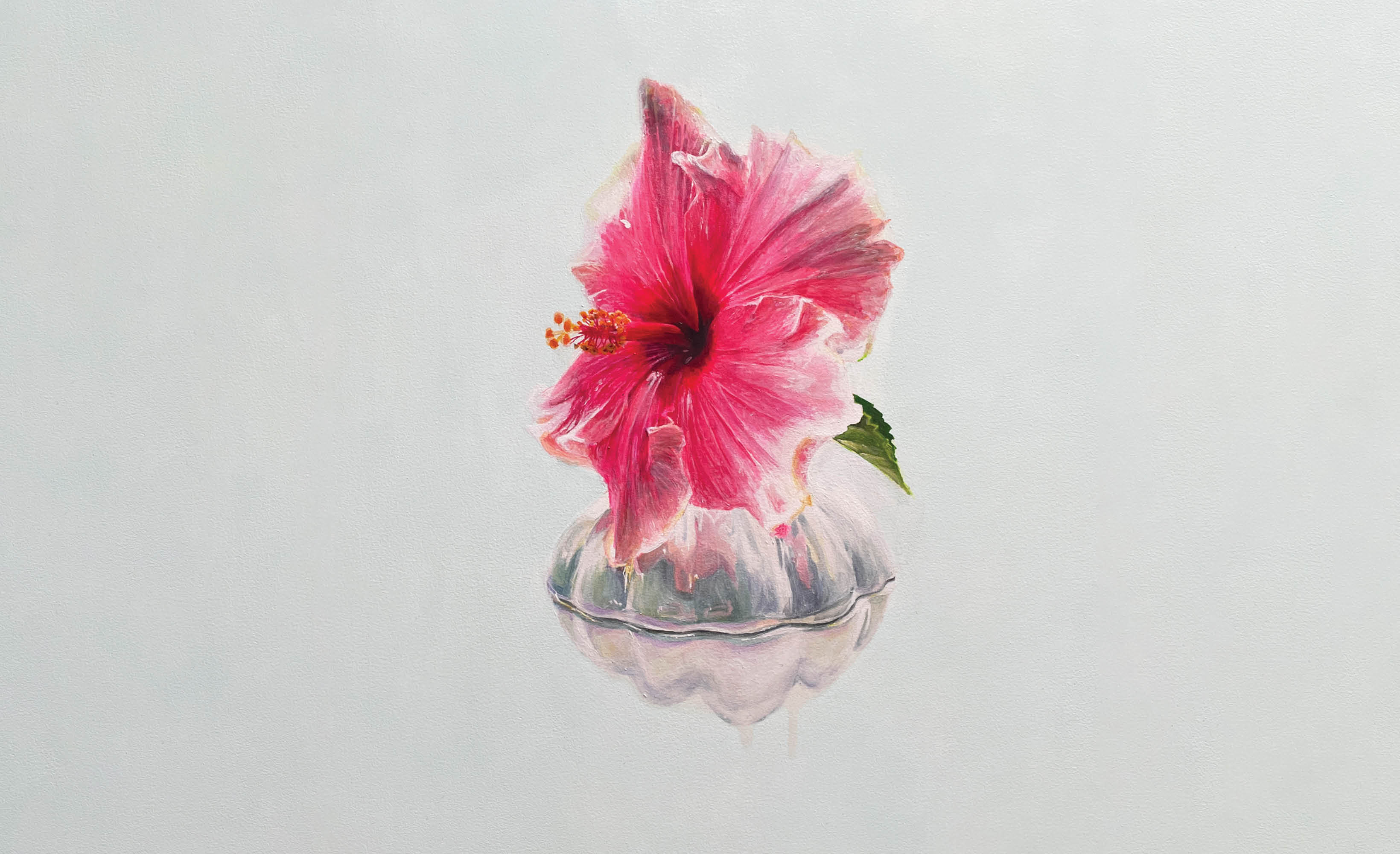 Hannah Murray I ‘Pearl Garden’ I 2025 I Acrylic on board I 63 x 53cm