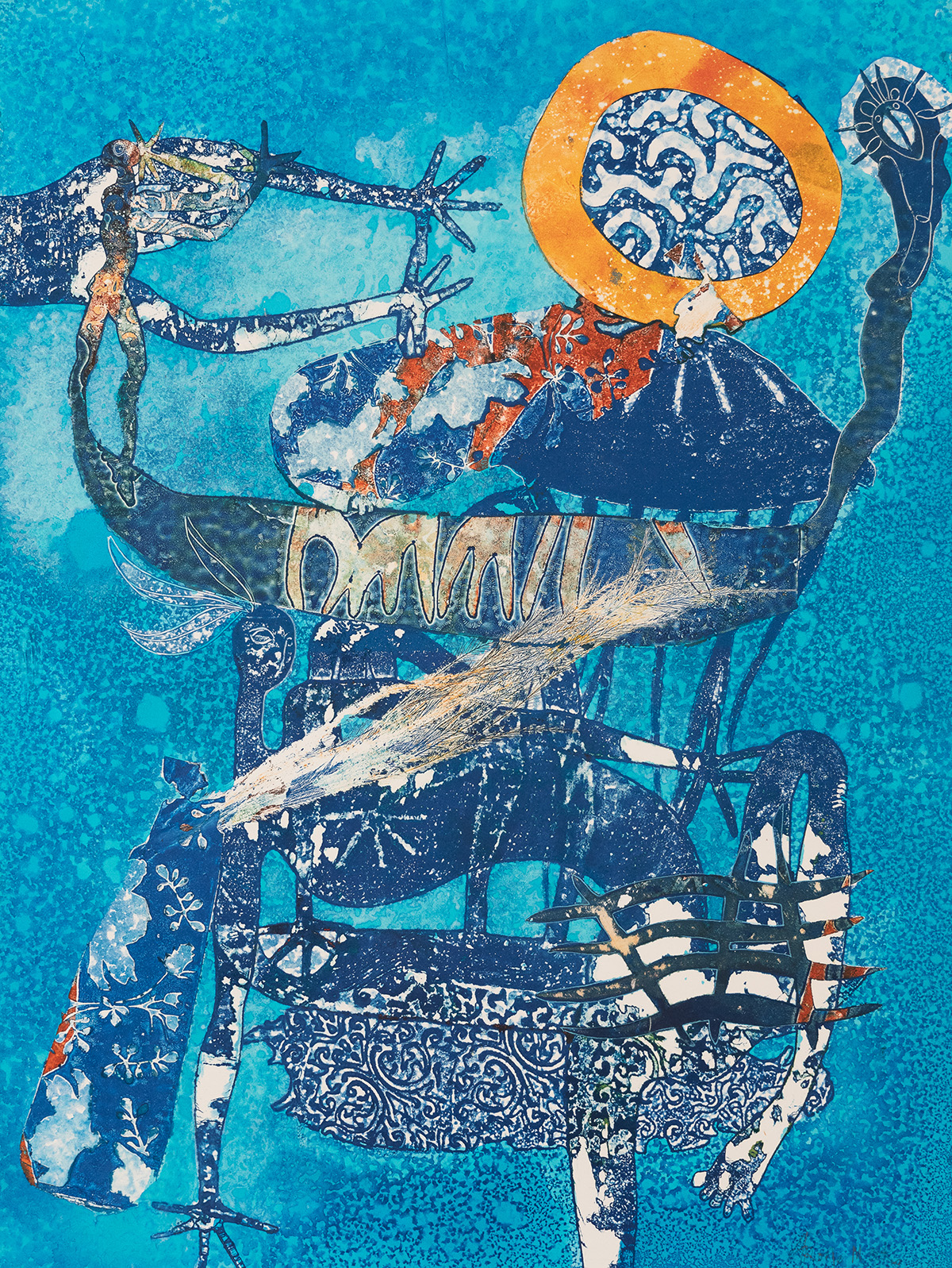 Arone Meeks | Blu III | 2019 | monoprint | H800 x W605mm.jpeg